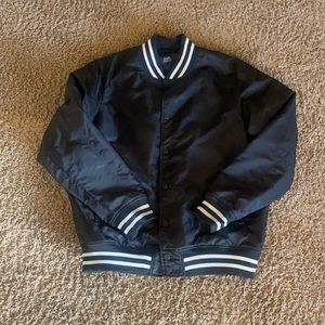 Dues black bomber jacket
